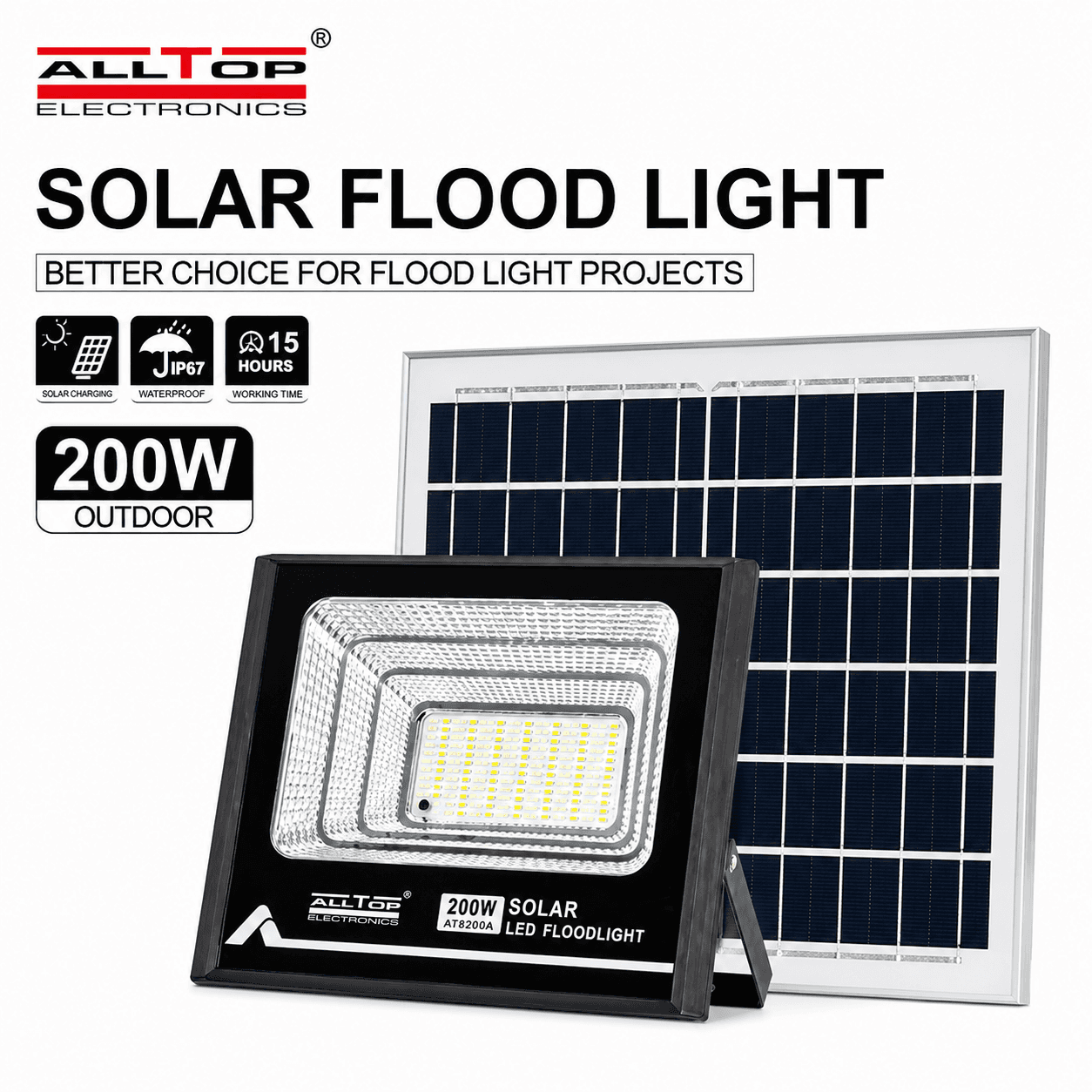 ALLTOPS 200W Flood Light